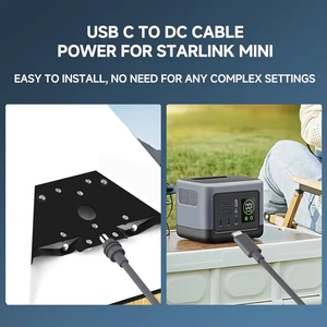 Waterproof PVC Skin USB <strong>Type</strong> C DC 5521 Power Plug Replacement Satellite Extension for <strong>Network</strong> Starlink Cable <strong>Computer</strong> Use Braid - Product Image 5