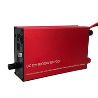 Convertisseur d'onde sinusoïdale à ultrasons portable universel DC12v-99900W onduleur de puissance, bonne dissipation thermique