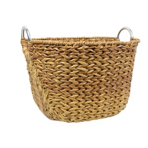 <b>Large</b>-capacity woven laundry <b>basket</b> for bathrooms, imitation rattan style, suitable for hotels and guesthouses to store towels - Product Image 4