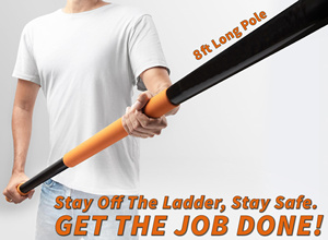 Palo estendibile multiuso telescopico per vendita a caldo palo telescopico per la pulizia - Product Image 3