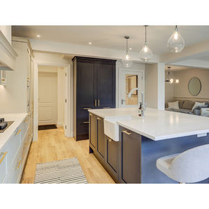 <span class=keywords><strong>Prix</strong></span> source d'usine Armoires de cuisine en bois massif de style porte classique avec contreplaqué Conception visualisée - Product Image 2