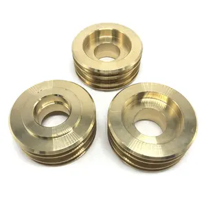 Cheap Sino Rise Cnc Lathe Machining Non-standard High Precision Small Parts Shaft Washer Spacer Brass Copper