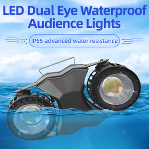 Projecteur LED Stroboscopique Étanche IP65 Blanc Froid CRI80 pour Mariages, Bars, Scènes, Poésie, Événements <span class=keywords><strong>de</strong></span> Slam et <span class=keywords><strong>de</strong></span> Word Art, Contrôle DMX512, en Aluminium, Garantie 2 Ans - Product Image 6