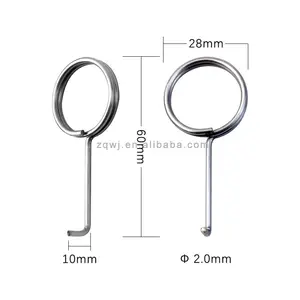 Stainless Steel Strainer Lifting Hooks Floor Drain Removal Hooks Floor Drain Handle Hook for Shower Drain Hair Collector