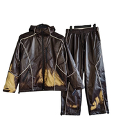 Ensemble de survêtement thermochromique professionnel pour hommes, veste et pantalon 2 pièces, vêtements techniques Gorpcore, couleur changeante sensible à la chaleur