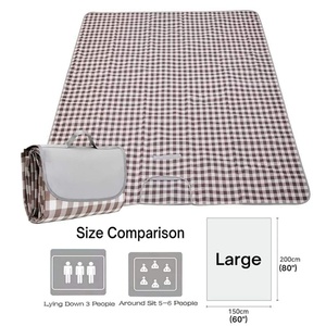 CZFIT Portable Super <b>Large</b> Waterproof Oxford 4 Seasons Foldable Lightweight Camping Picnic Blanket Portable, Foldable, - Product Image 2