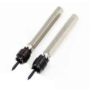 ดอกสว่านเชื่อมแบบจุดเหล็กกล้าความเร็วสูง 6542 ก้านหกเหลี่ยมแบบมีฟันเลื่อย สำหรับถอดจุดเชื่อมและจุดยึดตกแต่ง - Product Image 4