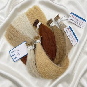 I-Tip Human Hair Extensions 55cm Double Drawn Straight Remy Vietnamese Hair <b>White</b> <b>Wrap</b> Ready To Ship - Product Image 4