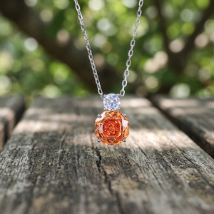Fine Jewelry 18K Gold Natural Diamond for Certified Octagon Cut Luxury <b>Pendant</b> Necklace Women's November <b>Birthstone</b> - Product Image 1