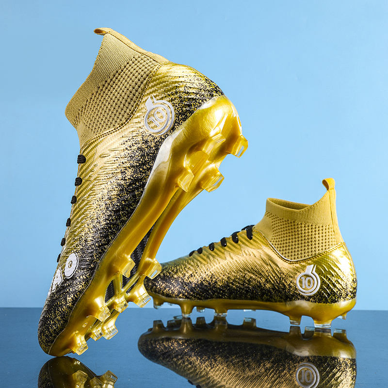 Children's Closed Toe Pvc Soccer Shoes Fashion Trend Light