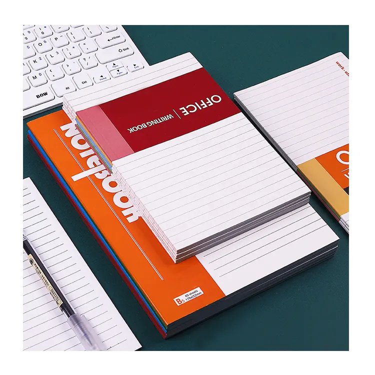 Cahier d'exercices A5 simple épaissi bon marché pour étudiant école bureau livre d'écriture