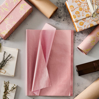 Papier fin personnalisé en gros, 100% pâte vierge, recyclable et biodégradable, pour emballage cadeau avec impression personnalisable