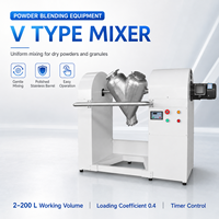 Mélangeur de poudre en forme de V 5L~500L, mélangeur en V pour poudre sèche et granulés, machine de mélange pour produits chimiques, alimentaires, métallurgiques et matériaux électroniques