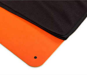 Juego de Tapete de <span class=keywords><strong>Yoga</strong></span> Antideslizante con Cierre a Presión, de PU, 5mm de Grosor, Profesional, con Toalla de <span class=keywords><strong>Yoga</strong></span>, para Hot <span class=keywords><strong>Yoga</strong></span>, <span class=keywords><strong>Bikram</strong></span> y Pilates - Product Image 2