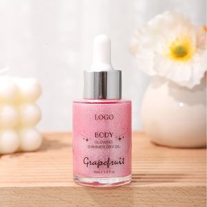 Huile Scintillante Corporelle Personnalisée MLM 35ml avec Logo Personnalisé, Huile Correctrice Visage et Corps, Illuminateur Liquide Végétalien Parfumé, Huile Scintillante Corporelle - Product Image 3