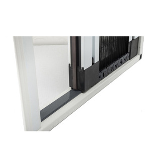 Mosquitera plegable hecha <span class=keywords><strong>a</strong></span> <span class=keywords><strong>medida</strong></span>, puertas enrolladas, perfil de Pvc, uso comercial, puerta retráctil para Patio - Product Image 5