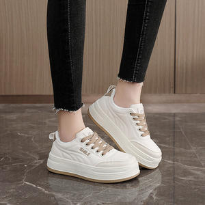 Chaussures de marche quotidiennes pour femmes 2026 personnalisées, à lacets, style mocassins épais, légères, antidérapantes, imperméables, en maille, pour l'automne - Product Image 4