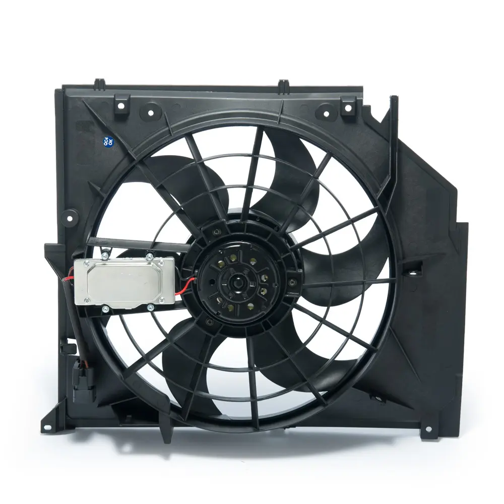 ADDCO - Ventilador de refrigeração do radiador (motor de escova) para BMW 3 Series 320 323 325 328 330 I Ci Xi E46 99-06 Ventilador do radiador AD-RCFSE46