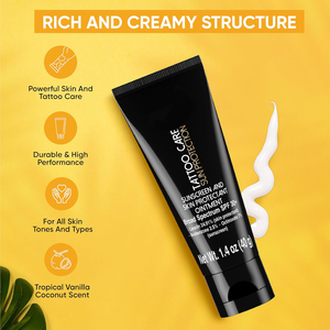 Aixin Gel tatuaggio privato crema solare tutto naturale tatuaggio protezione solare Spf 30 + inumidire senza asciugare la protezione solare del tatuaggio - Product Image 4