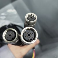 Connecteurs circulaires M16 IP67 moulés, 3, 4, 6, 8, 14, 19 broches, mâle/femelle, étanches, pour applications industrielles