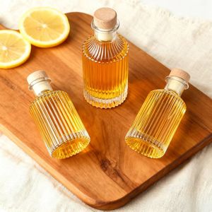 Châu Âu Roman phong cách tùy chỉnh nhãn 50ml-200ml lạnh Brew chai thủy tinh nút chai cho trái cây rượu vang nước giải khát hình vuông Quà tặng đám cưới - Product Image 3