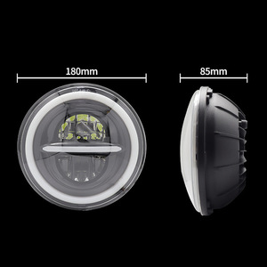 Fábrica 40W <span class=keywords><strong>Mejor</strong></span> luz LED frontal Color blanco Material de aluminio 6000K Temperatura de color para todoterreno Jeeps Coches Motocicletas - Product Image 5