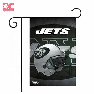 2022 New Style custom high quality banner 12''X18'' double side New York Jets garden flag