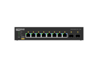 Conmutador de escritorio gestionado AV Line 8x1G PoE + 220W y 2xSFP + (GSM4210PX) de 1/2/2
