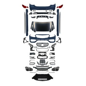Nuovo Kit di Aggiornamento Carrozzeria Completo W212 (<span class=keywords><strong>Classe</strong></span> <span class=keywords><strong>E</strong></span>) per <span class=keywords><strong>Mercedes</strong></span> Pre-LCI AMG 2014-2015, Nero Lucido/Look Carbonio - Product Image 3