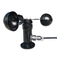 Testeur de volume d'air à trois tasses météorologique Anémomètre extérieur RS485 Capteur de vitesse du vent Anémomètre de grue à tour de haute précision