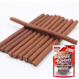 Tiras carnosas de pollo real para perros y gatos, bocadillo de alta proteína, palitos masticables para perros y gatos, golosinas naturales saludables para mascotas, OEM - Product Image 3