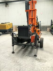 휴대용 휠 장착형 디젤 구동 드릴링 리그 펌프 엔진 간편한 운송 트레일러 380V/220V 모터 기어 박스 코어 최대. 200m - Product Image 6