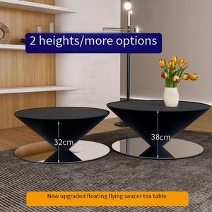 <span class=keywords><strong>Table</strong></span> <span class=keywords><strong>basse</strong></span> italienne avant-gardiste en forme de soucoupe volante, <span class=keywords><strong>table</strong></span> <span class=keywords><strong>basse</strong></span> minimaliste moderne, élégance du salon, design métallique exceptionnel - Product Image 6