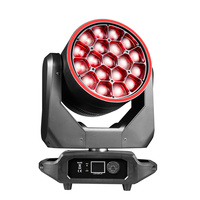 Projecteur LED mobile GBR-BE1920R 19x20W RGBW 4-en-1 avec effet œil d'abeille, contrôle sonore et indice de protection IP33