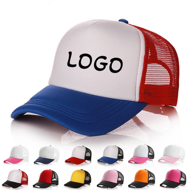 Custom Embroidered Mesh Snapback Baseball Cap Summer Breathable 5 Panel Hat Wholesale Ready Stock Unisex Gorra Men OEM