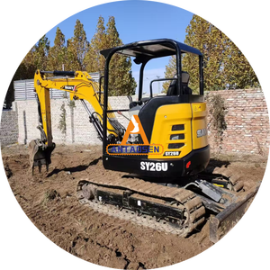 Mini-excavatrice de 2 tonnes Sany Sy26u avec chenilles en caoutchouc, excavatrice Sany SY26U à vendre - Product Image 1