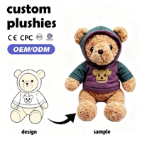 Peluche personnalisée en forme de renne gris avec col et logo brodé, jouet en peluche doux pour souvenir promotionnel