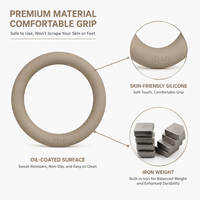 Set de Anillos de Pilates con Peso de Silicona Premium de 5 LB, Anillo de Potencia para Yoga, Pilates, Equipo de Fitness, Entrenamiento de Fuerza del Core
