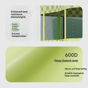 Tenda Chiusa con Motivo Floreale per la Riproduzione di Gatti, in Tessuto Oxford 600D, con Cuccia per Animali Domestici - Forniture per la Parto e l'Allevamento di Gatti in Offerta - Product Image 4