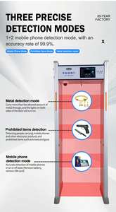 Çekim kayıtları ile yüksek hassasiyetli profesyonel uzaktan kumandalı engellenebilir erişilebilir JH-5EPRO Metal dedektörü - Product Image 3