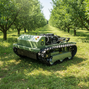 Crawler Remote Control Lawn Mower Garden Use <b>Grass</b> <b>Cutting</b> <b>Machine</b> Robotic Lawn Mowers for Sale - Product Image 2