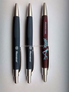 Stylos publicitaires en plastique avec logo personnalisé de l'hôtel Sheraton, stylo à bille à encre noire et bleue, écriture fluide - Product Image 3