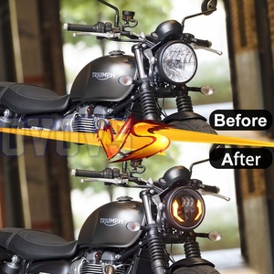 Faro Proyector LED OVOVS de 7 Pulgadas, 12V 24V, para Motocicleta Harley <span class=keywords><strong>Davidson</strong></span> - Product Image 4