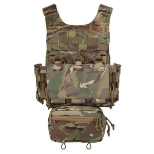 Chaleco Táctico Portaplacas de Protección Corporal Completa, Chaleco de Caza de Liberación Rápida con Bolsa Inferior y Triple Portacargadores - Product Image 2
