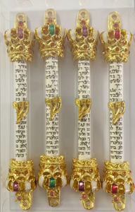 Venta al por mayor Jerusalén Judaica Israel Mezuza Puerta Metal Mezuzah Caja para la pared <span class=keywords><strong>de</strong></span> la casa - Product Image 5