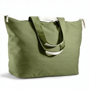 Sac fourre-tout imperméable en toile pour femme avec fermeture éclair - Organisateur de rangement pour la plage, les sports d'été et les voyages - Product Image 2