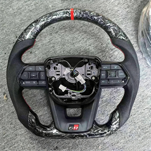 Volante de Cuero con Revestimiento de Cuero para Toyota Hilux, Fortuner, Camry, Land Cruiser, Corolla, Hiace 86, Mark X, Prado <span class=keywords><strong>120</strong></span>, Yaris, RAV4, Disponible en Stock - Product Image 2