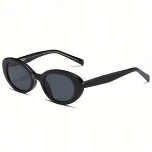 Gafas de Sol Retro 2025 con Logotipo Personalizado, Montura Roja Estilo Ojo de Gato, Protección UV400, Color Jelly, Ovaladas, para Mujer - Product Image 6