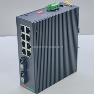 Switch Ethernet PoE Industrial de 8 Puertos Gigabit para Riel DIN con 2 Puertos SC 10/100/1000Mbps, Carcasa de Aleación de Aluminio - Product Image 5