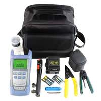 Kit d'outils pour câbles à fibres optiques FTTH, sac à outils pour fibres optiques en stock